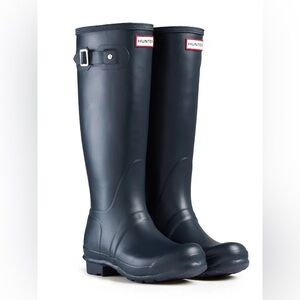 Hunter Tall Matte Original Wellington Rain Boots